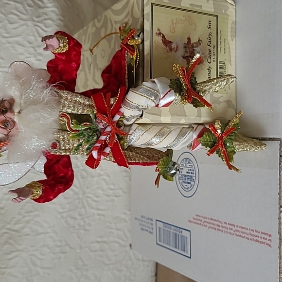 Mark Roberts candy cane fairy sm - Picture 4 of 4